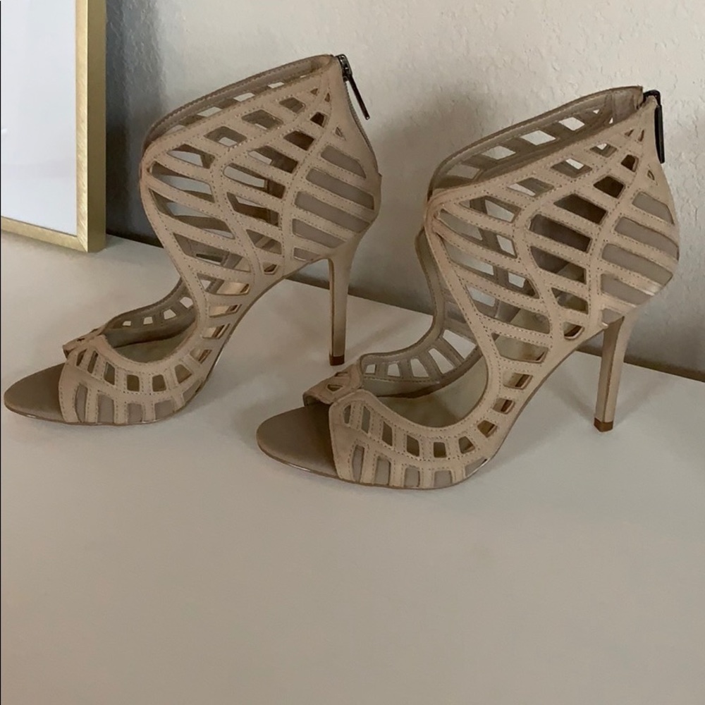 Nude Strappy Heels